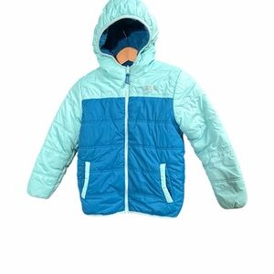 Eddie Bauer Kids Teal Puffer Jacket